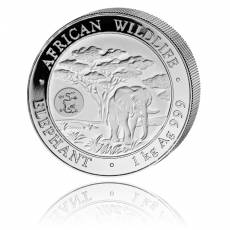 Somalia Elefant Privy Mark Drache (2012) 1kg Silber 999/1000
