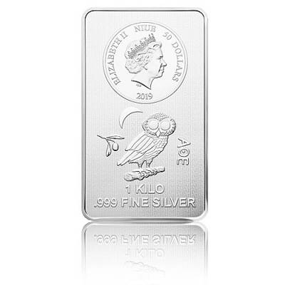 1 Kilogramm Silber Münzbarren Niue Eule