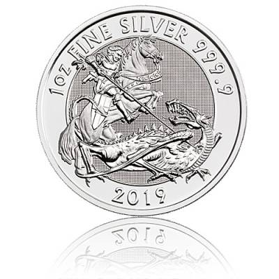 1 oz Silbermünze Großbritannien Valiant 2019