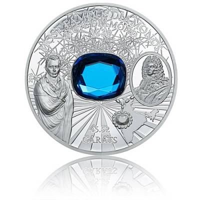 2 oz Silbermünze Famous Diamonds Hope Diamond - Hoffnungs Diamant PP 2016