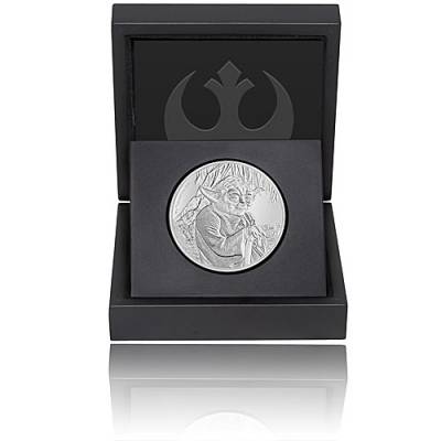 1 Unze Silbermünze PP Star Wars Classic Yoda 2016 - 3. Motiv