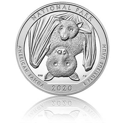 5 oz Silber US-Mint American Beautiful Samoa National Park (2020)