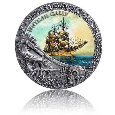 Silbermünze 2 oz Shipwrecks in History Whydah Gally 2019