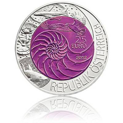 Silbermünze 25 Euro Niob Faszination Technik - Bionik Österreich 2012