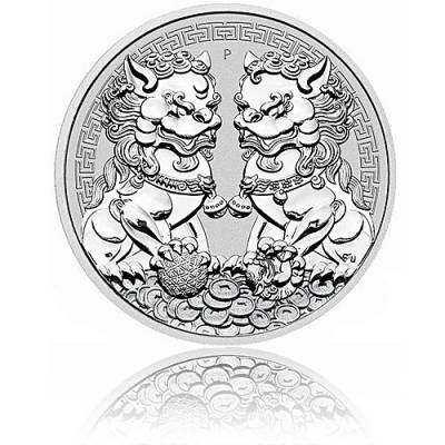 1 oz Silber Australien Perth Mint Doppel-Pixiu (2020)