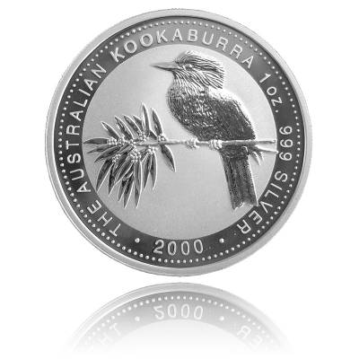 Austral. Kookaburra 1 Unze Silber (2000)