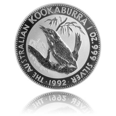 Austral. Kookaburra 1 Unze Silber (1992)