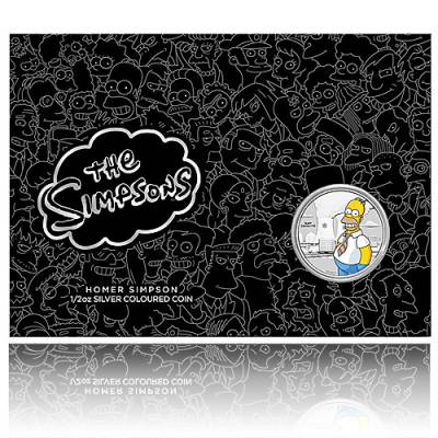 Silbermünze 1/2 oz The Simpsons Homer Blister 2020