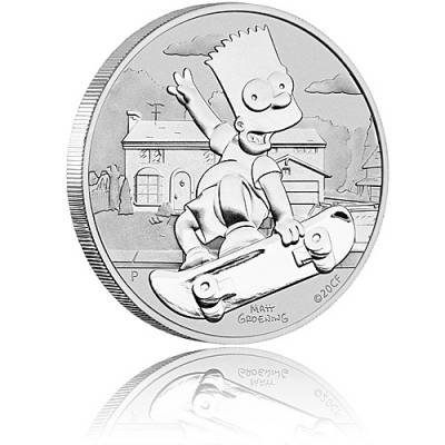 Silbermünze 1 oz Bart Simpsons 2020