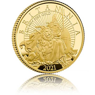 Goldmünze 1/4 oz Britannia PP 2021