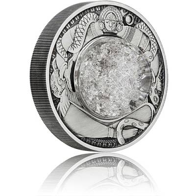 2 Unzen Silbermünze Tränen des Mondes Antik Finish 2021