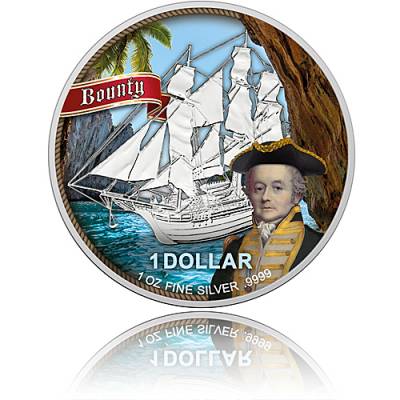 Silbermünze 1 oz Bounty - William Bligh 2021