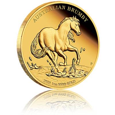 Goldmünze 1 oz Australian Brumby Proof 2021 (1. Ausgabe)