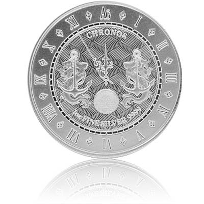 Silbermünze 1 oz Chronos Tokelau 2021