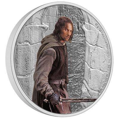 1 oz Silbermünze Der Herr der Ringe Classic - Aragorn 4. Motiv 2021