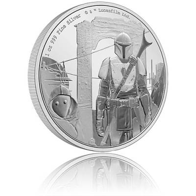 1 Unze Silbermünze The Mandalorian - Mandalorian Classic  2021 - 1. Motiv