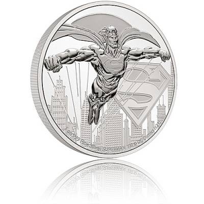 Silbermünze 1 oz Superman 2021