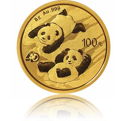 China Panda 8 gramm Gold 2022