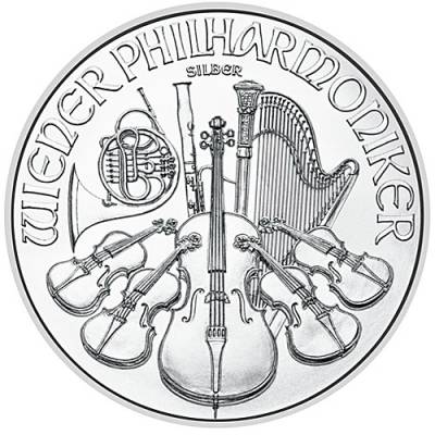 Wiener Philharmoniker 1 Unze Silber 2023