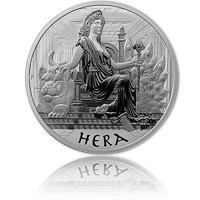 Silbermünze 5 oz Gods of Olympus Hera 2022