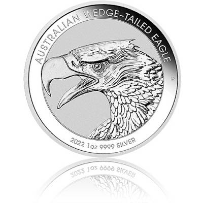 1 Unze Silbermünze Australien Wedge Tailed Eagle 2022