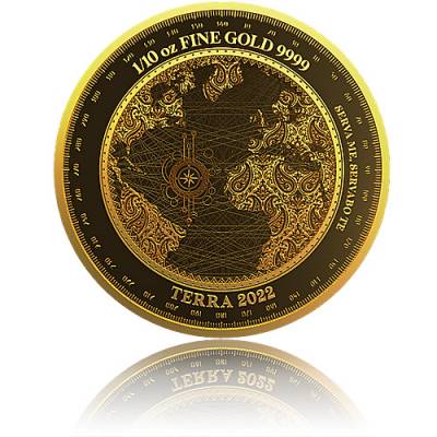 Goldmünze 1/10 oz Terra Tokelau Proof Like 2022