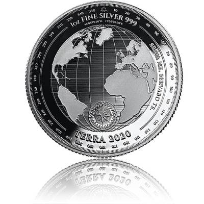 Silbermünze 1 oz Terra Tokelau Prooflike 2020
