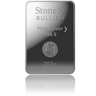 250 gramm Silber Münzbarren StoneX