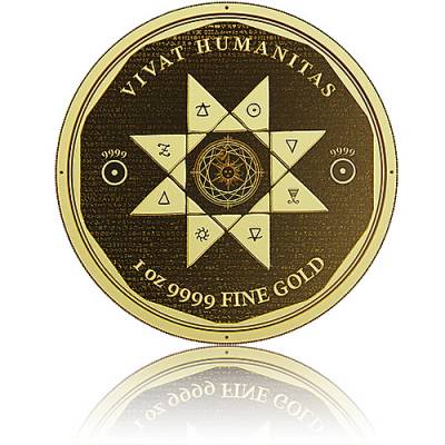 Goldmünze 1 oz Vivat Humanitas Proof-Like 2022