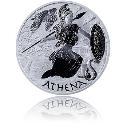 Silbermünze 5 oz Gods of Olympus Athena 2022