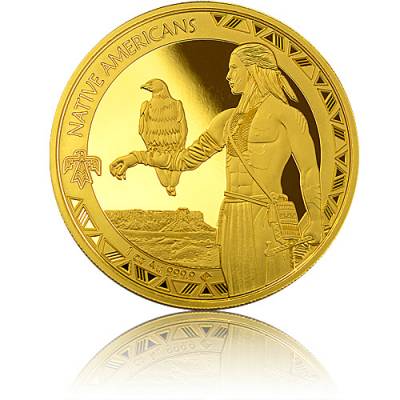 Goldmünze 1 oz Native Americans - Adler 2022