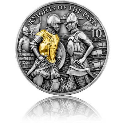 2 Unzen Silber Knights of the Past Antik Finish 10 Euro Germania Mint 2022