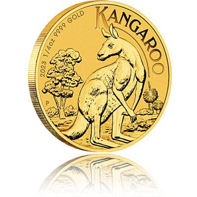 Goldmünze 1/4 Unze Astralien Känguru 2023
