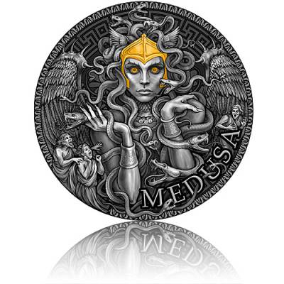 Silbermünze 2 oz The Great Greek Mythology Medusa 2023