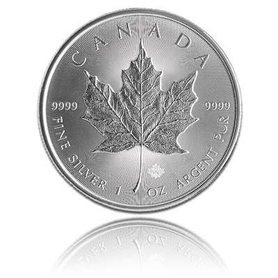 Maple Leaf 1 Unze Silber (versch. Jahre teilweise angelaufen)