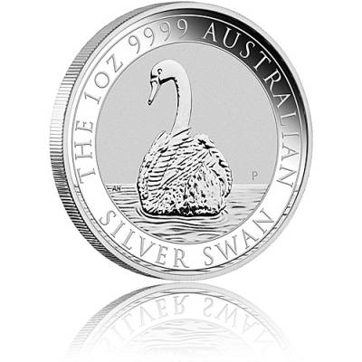 1 Unze Silbermünze Australien Schwan 2023