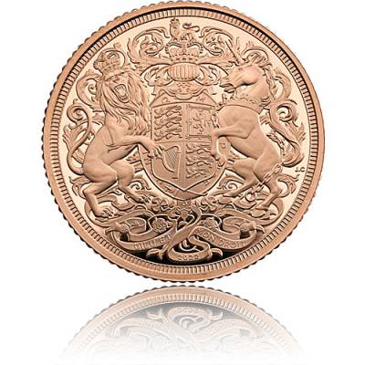 Goldmünze 1 Pfund Memorial Sovereign King Charles 2022