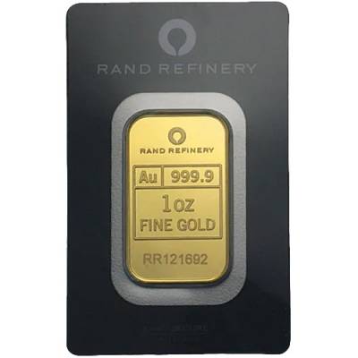 1 Unze Goldbarren Rand Refinery Elefanten-Motiv