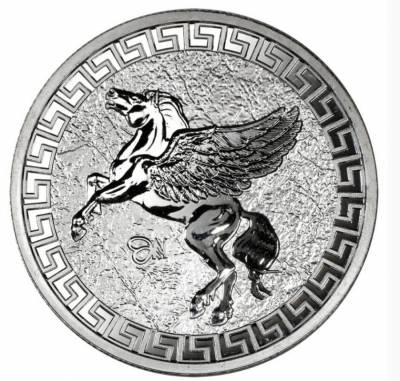 Silbermünze 1 oz Pegasus Saint Helena Island 2023