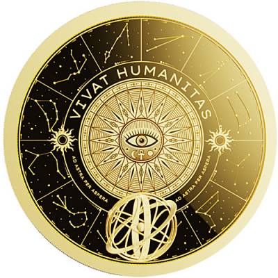 Goldmünze 1/10 oz Vivat Humanitas Proof-Like 2024
