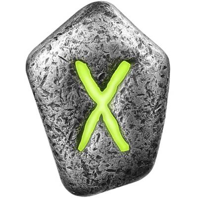 1 Unze Silber Germania Gebo Rune UV-Leuchteffekt 2024