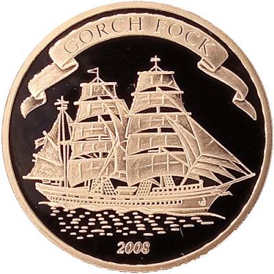 Silbermünze Gorch Fock 2008
