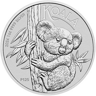 Silbermünze Austral. Koala 1 kg 999/1000 Silber 2024