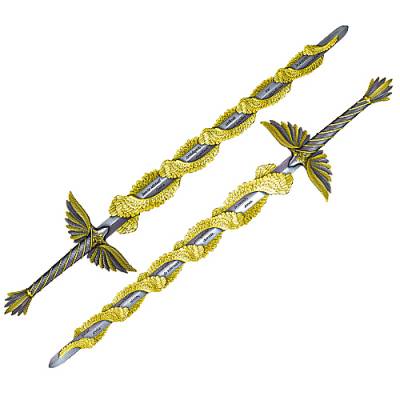 2.5 oz Silver The Sword of St. Michael Schwert des Erzengel Michael Limited Edition Ultra High Relief Gelbgold 2024