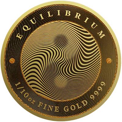 Goldmünze 1/10 oz Equilibrium Tokelau Proof Like 2021