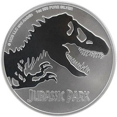 Silbermünze 1 oz Jurassic Park 2020