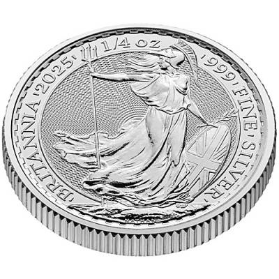 Silbermünze 1/4 oz Britannia 2025