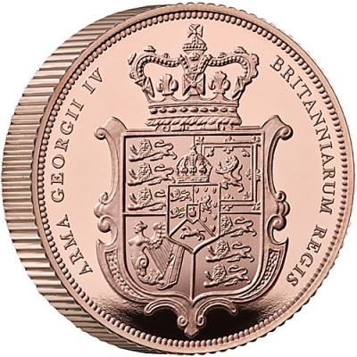 Goldmünze 1 Sovereign - Piedfort Souverän - Proof 2025