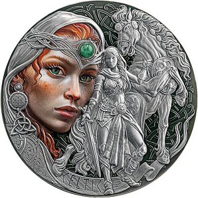 Silbermünze 2 oz Femina Bellator Celtic 2025