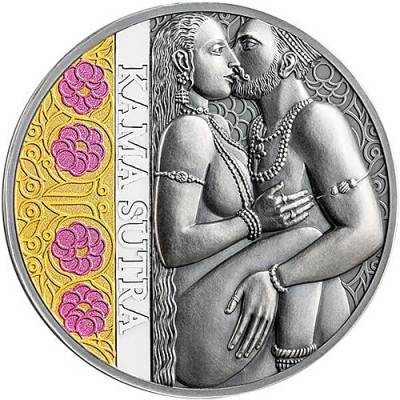 Silbermünze 1 oz Kama Sutra Moments of Love  Kamerun 2025